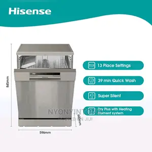 13kg Hisense Dish Washer Stainless Steel