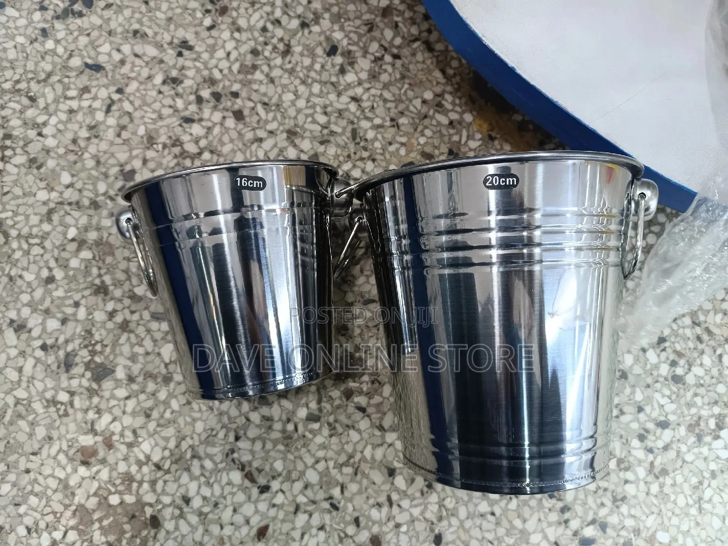 20cm Stainless Steel Ice Bucket.