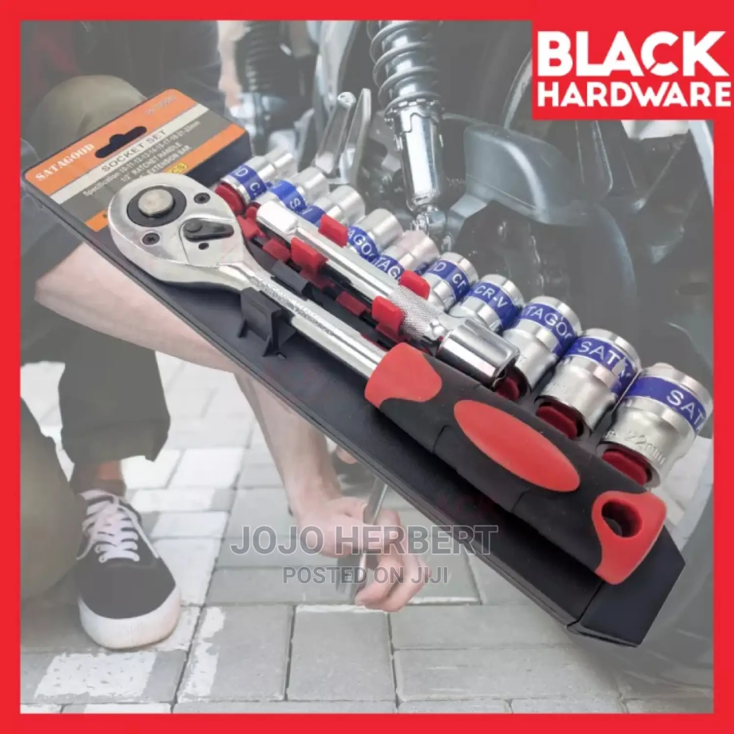 Ratchet Handle and Socket 12 Pieces
