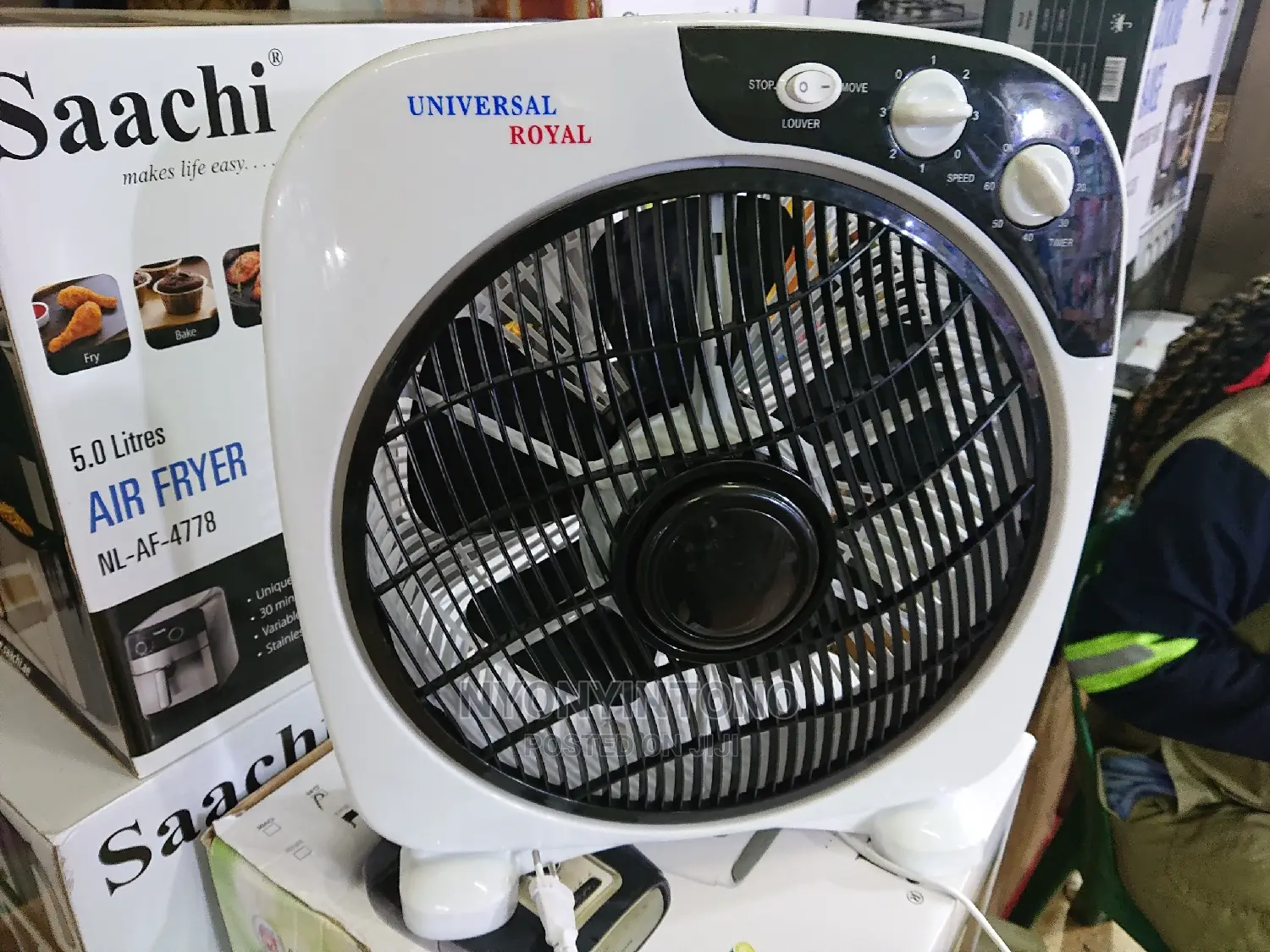 Box Fan Universal Royal