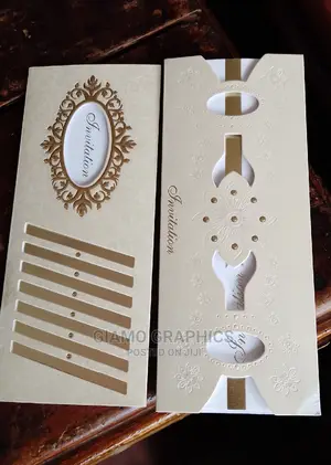 Cream Invitation Cards