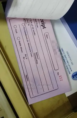 A6 Receipt Books