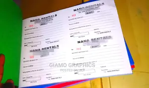 Rental Receipt Books (Small)