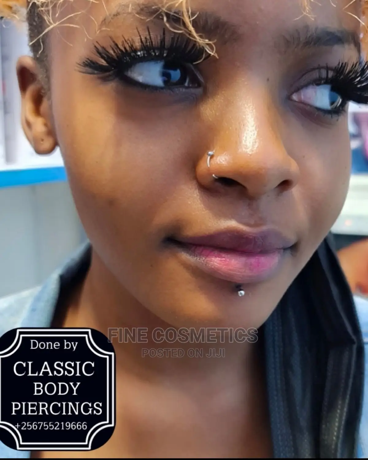 LIP PIERCING Kampala Uganda Monroe Piercing, Labret Piercing