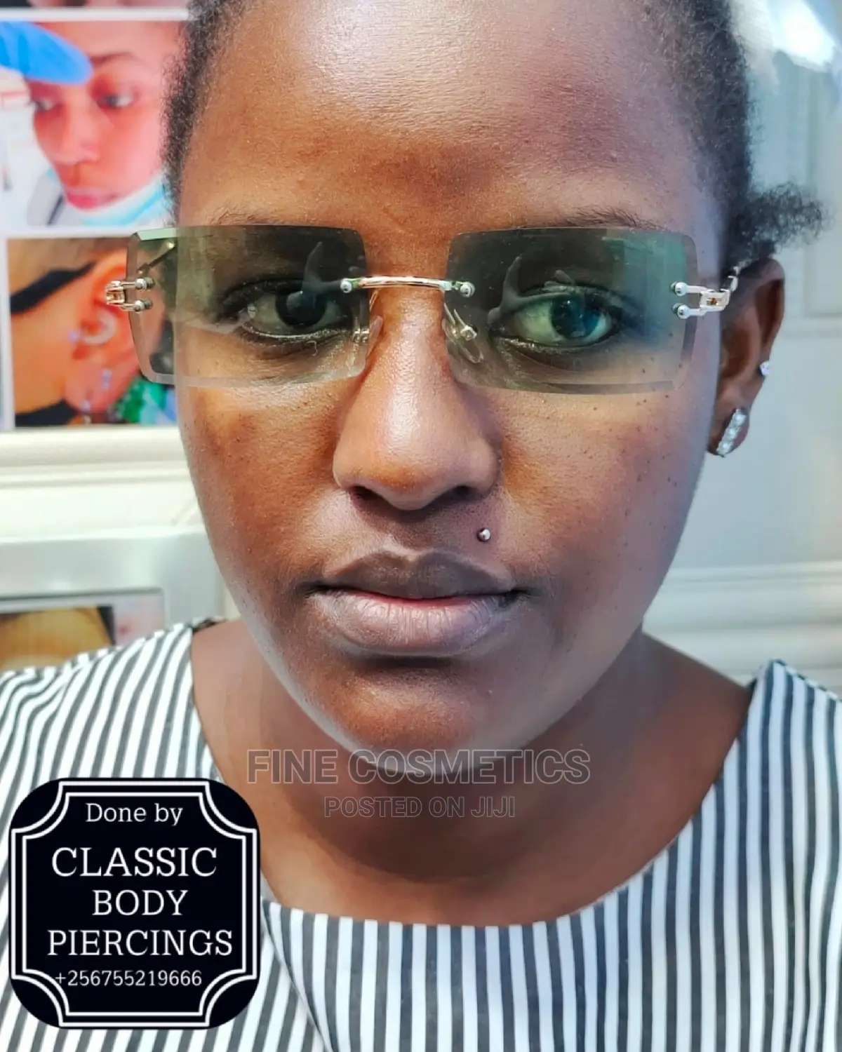 LIP PIERCING Kampala Uganda Monroe Piercing, Labret Piercing