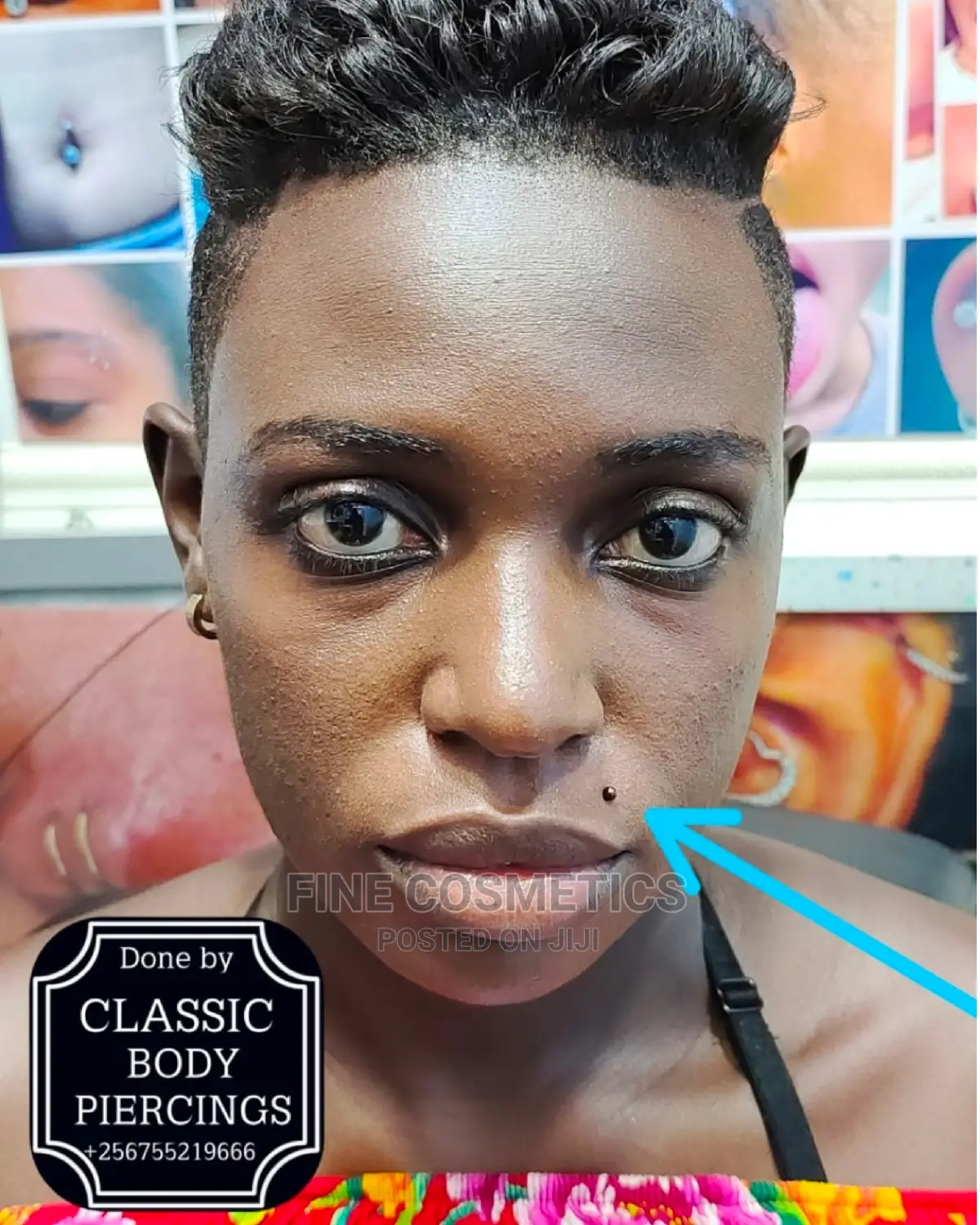 LIP PIERCING Kampala Uganda Monroe Piercing, Labret Piercing