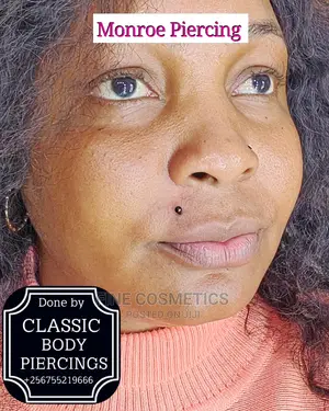 LIP PIERCING Kampala Uganda Monroe Piercing, Labret Piercing