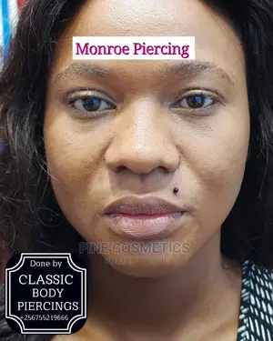LIP PIERCING Kampala Uganda Monroe Piercing, Labret Piercing