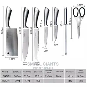 9pcs Knife Set With Rotating Table