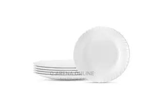 Set of 6 Dinner Plates - White