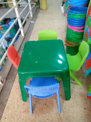 Baby Table For Four Chairs, Green