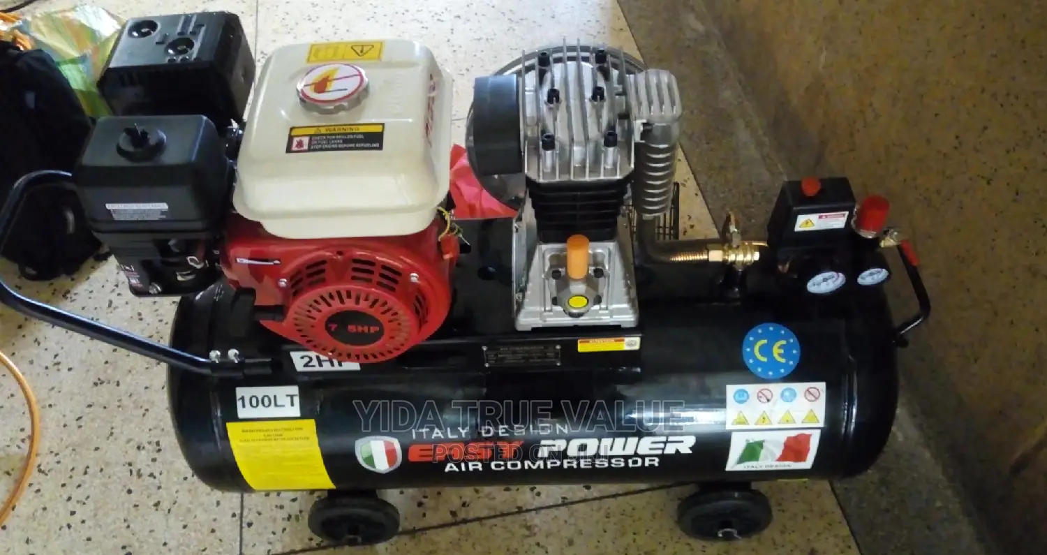 Air Compressor 100 Litres With Engine