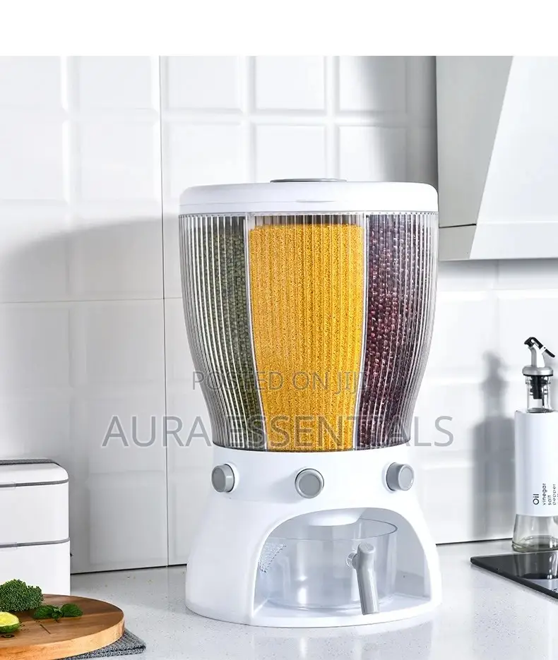 Rotating Cereal Storage and Dispenser
