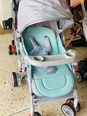 Portable Stroller With Feeding Table.