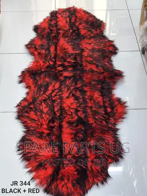 Black Red Woolen Dashboard Cover