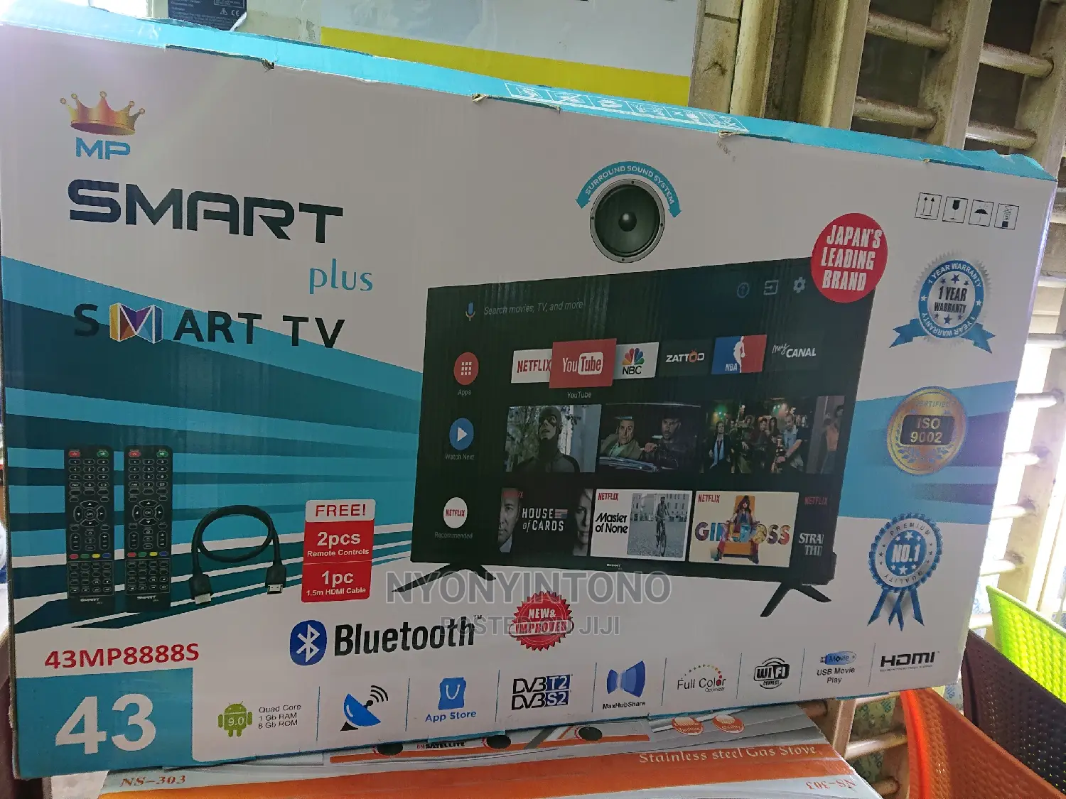 43" Smartplus Android Frameless Smart Tv