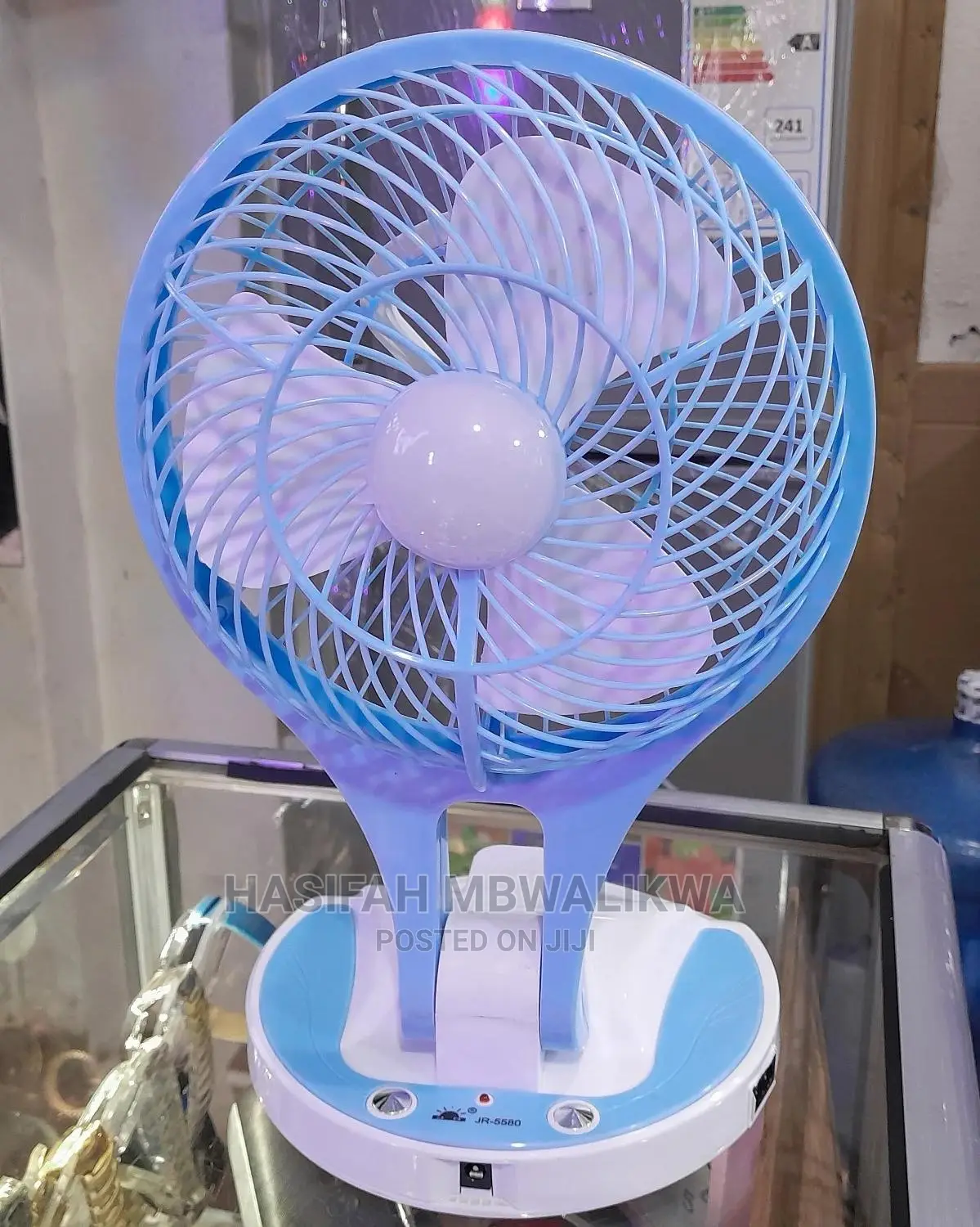 Portable Mini Fan With LED Light
