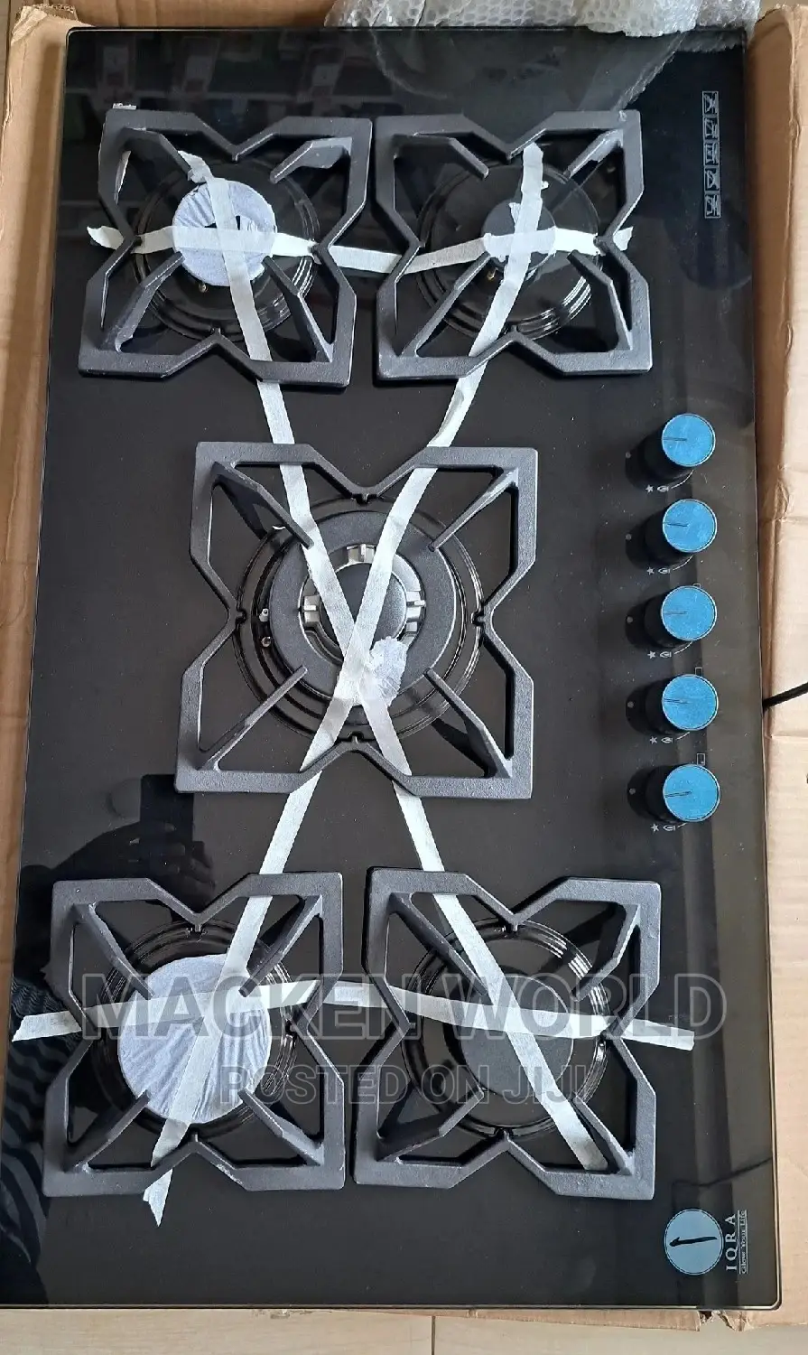 GAS HOB 5gas Burners 60by90cm