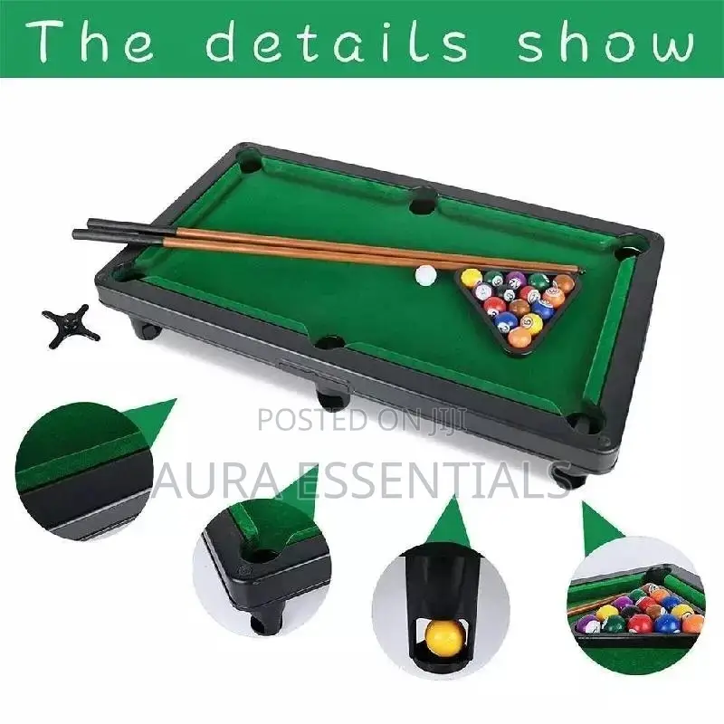 Mini Table Top Pool Set Billiards