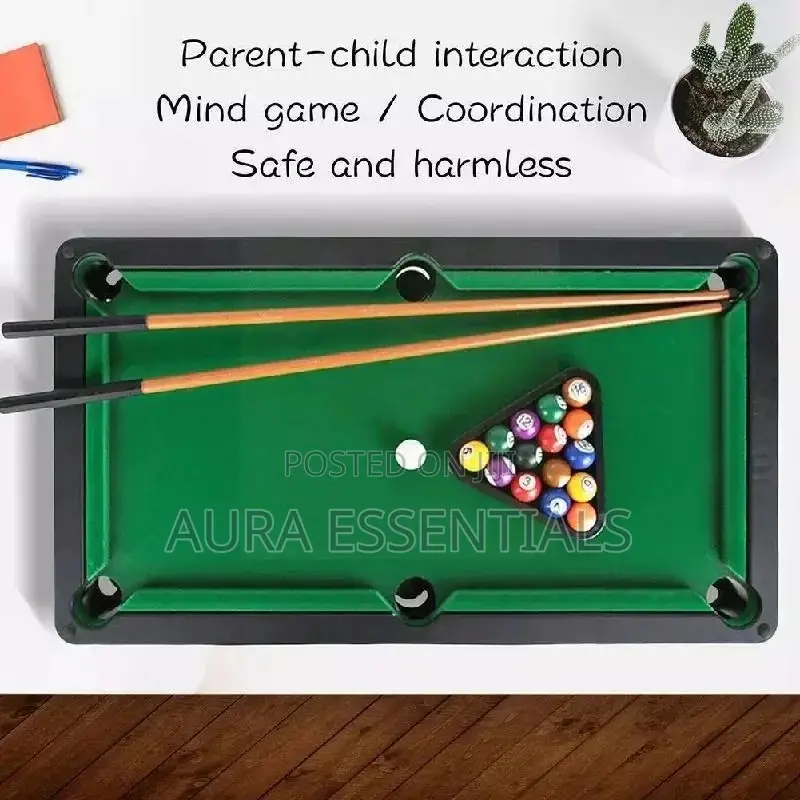 Mini Table Top Pool Set Billiards