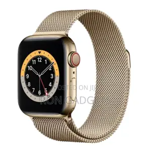 Smartwatch With Gold Strap