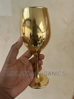 Gold Wine Glasses 6 Pieces
