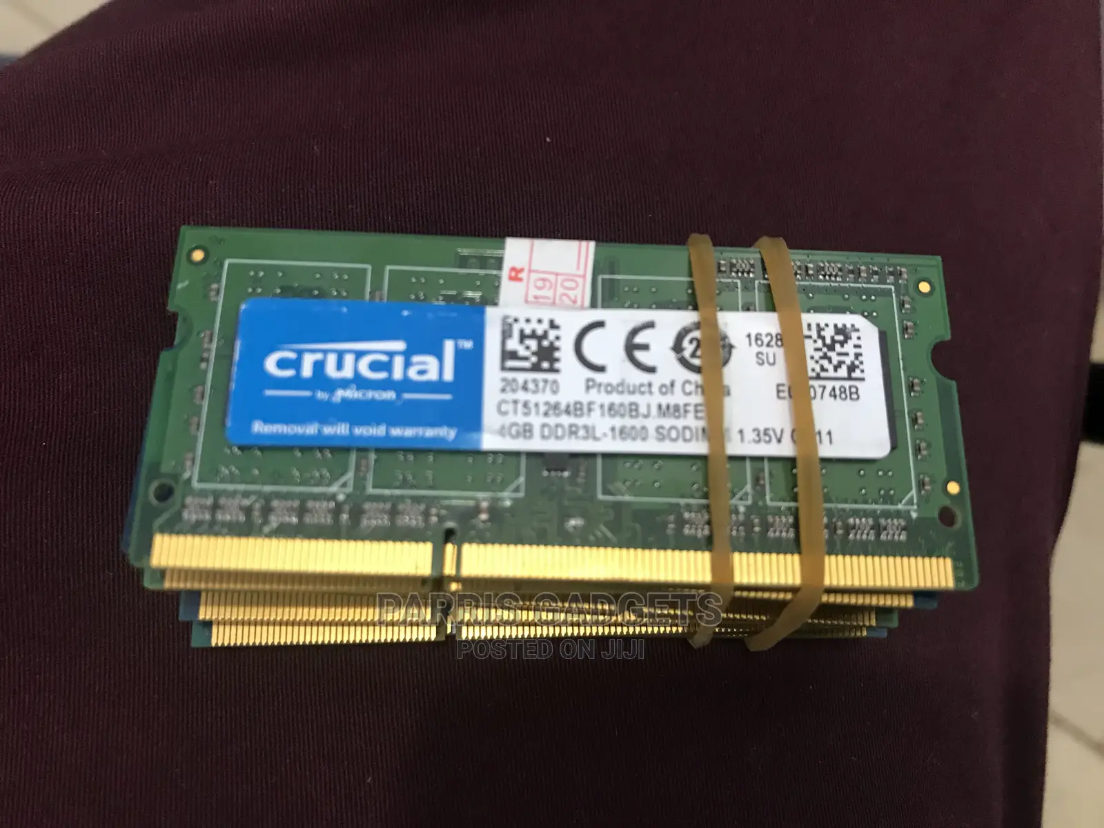 4gb Ram PC3L 1600s DDR3L