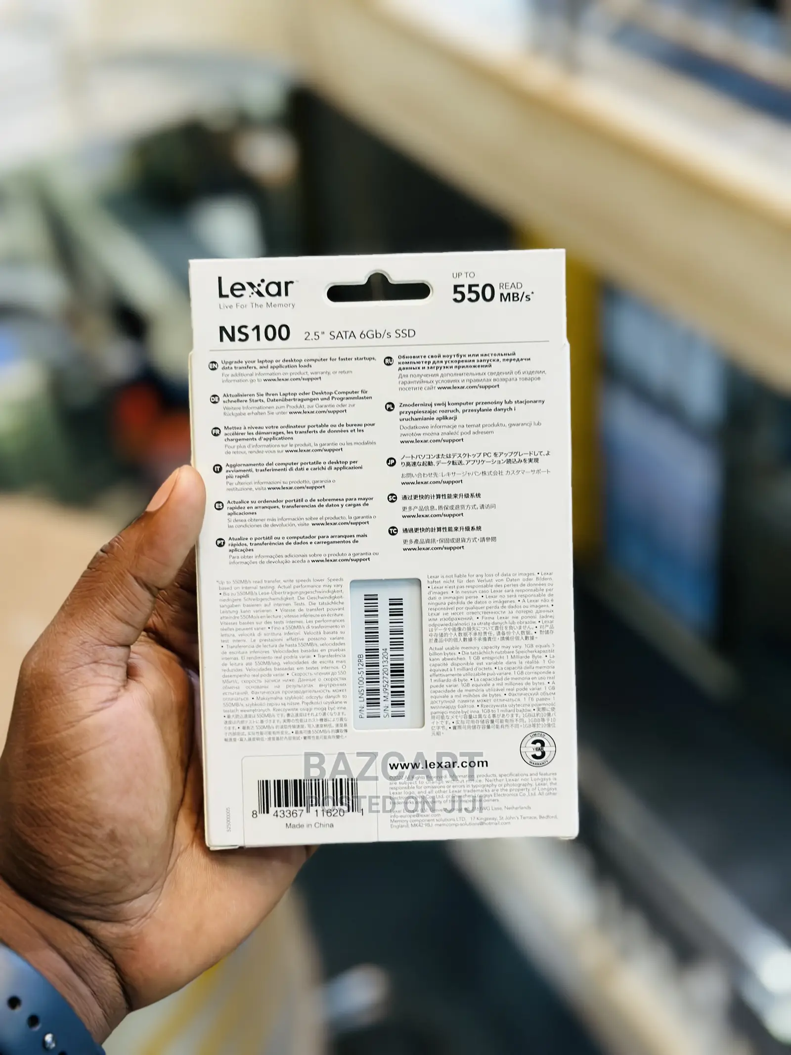 Lexar Ns100 512gb Sata SSD