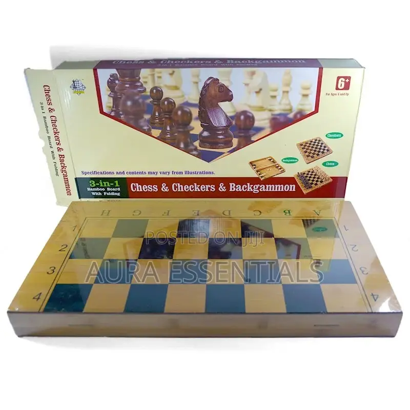 3in1 Checkers, Chess and Badminton