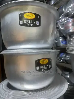 Belly Saucepans 8 Pieces Set.