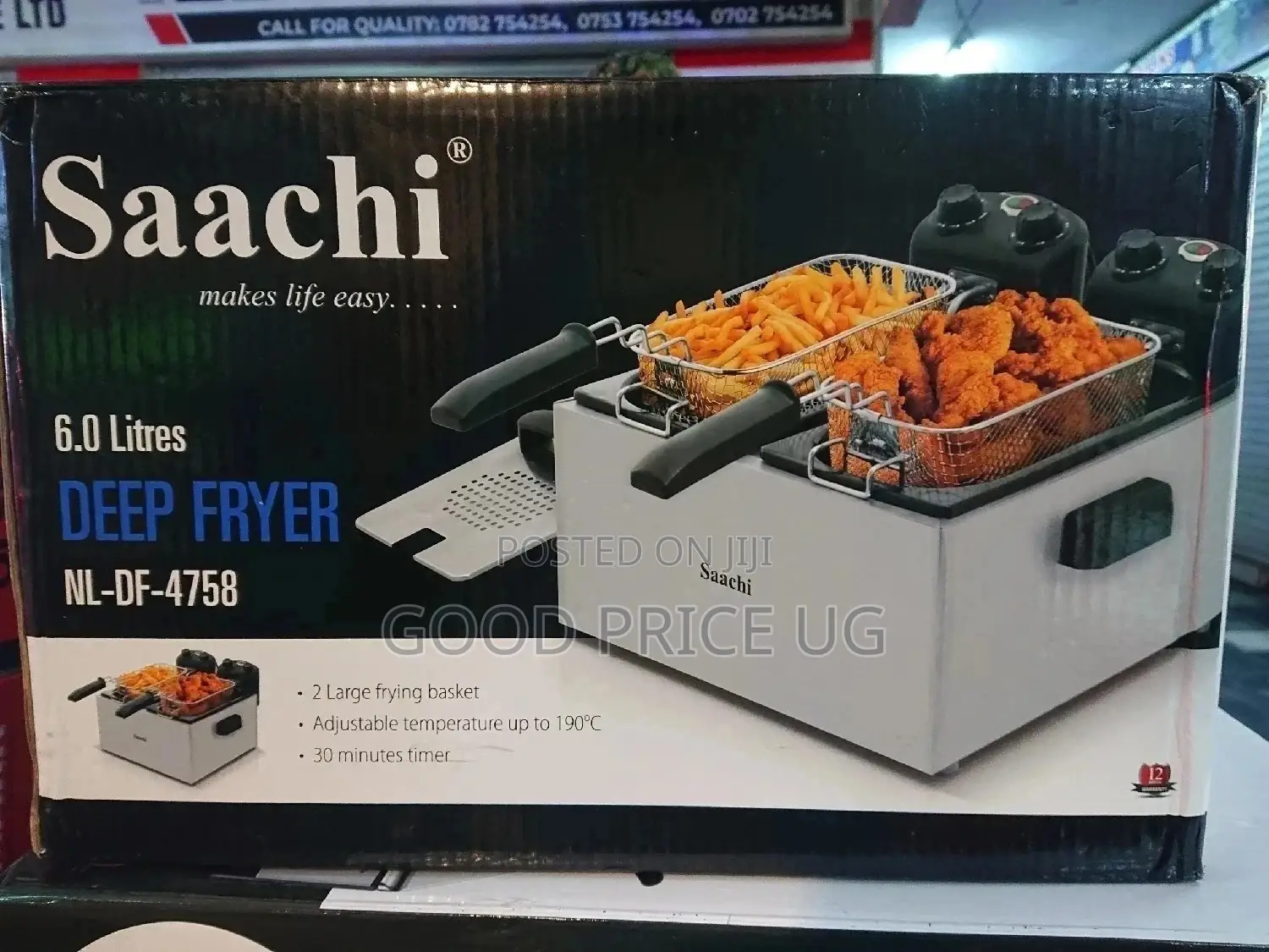 Saachi Double Deep Fryer