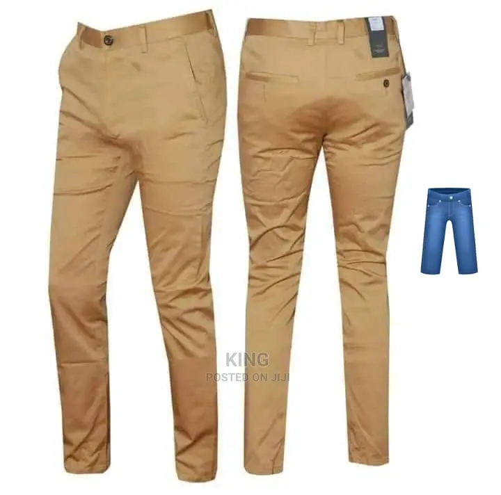 Gentleman Plain Kaki Trousers