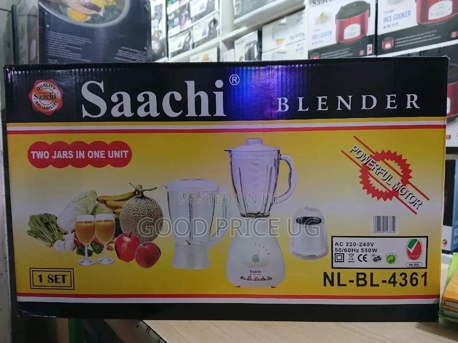 3 in 1 Saachi Blender/Juicer