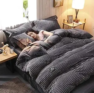 Gray Soft Duvet Bedding Cover