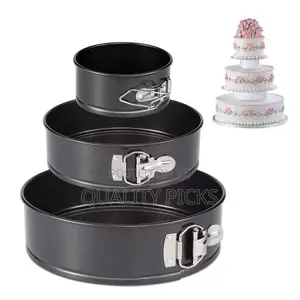 3 Pics Round Cake Pans