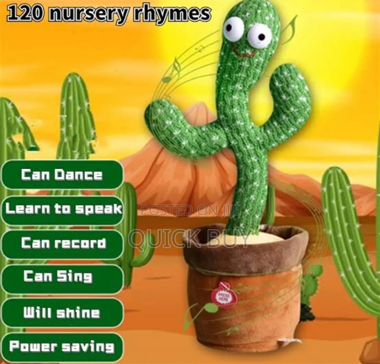 Talking Dancing Cactus Toy