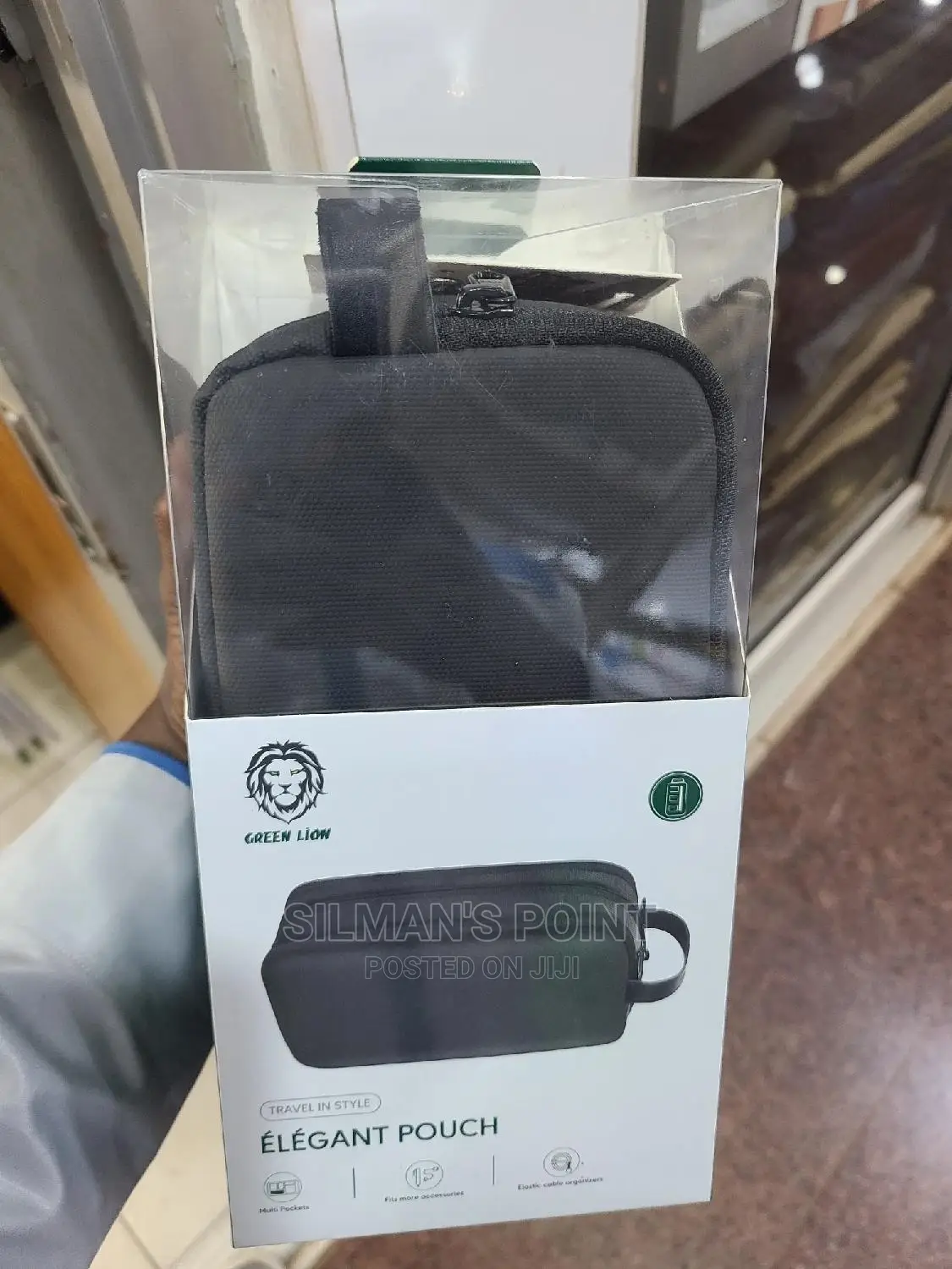 Green Lion Elegant Pouch