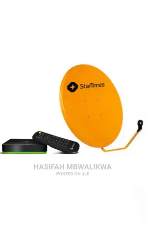 Startimes Full Package. Decoder+ Dish + 1month Subscription