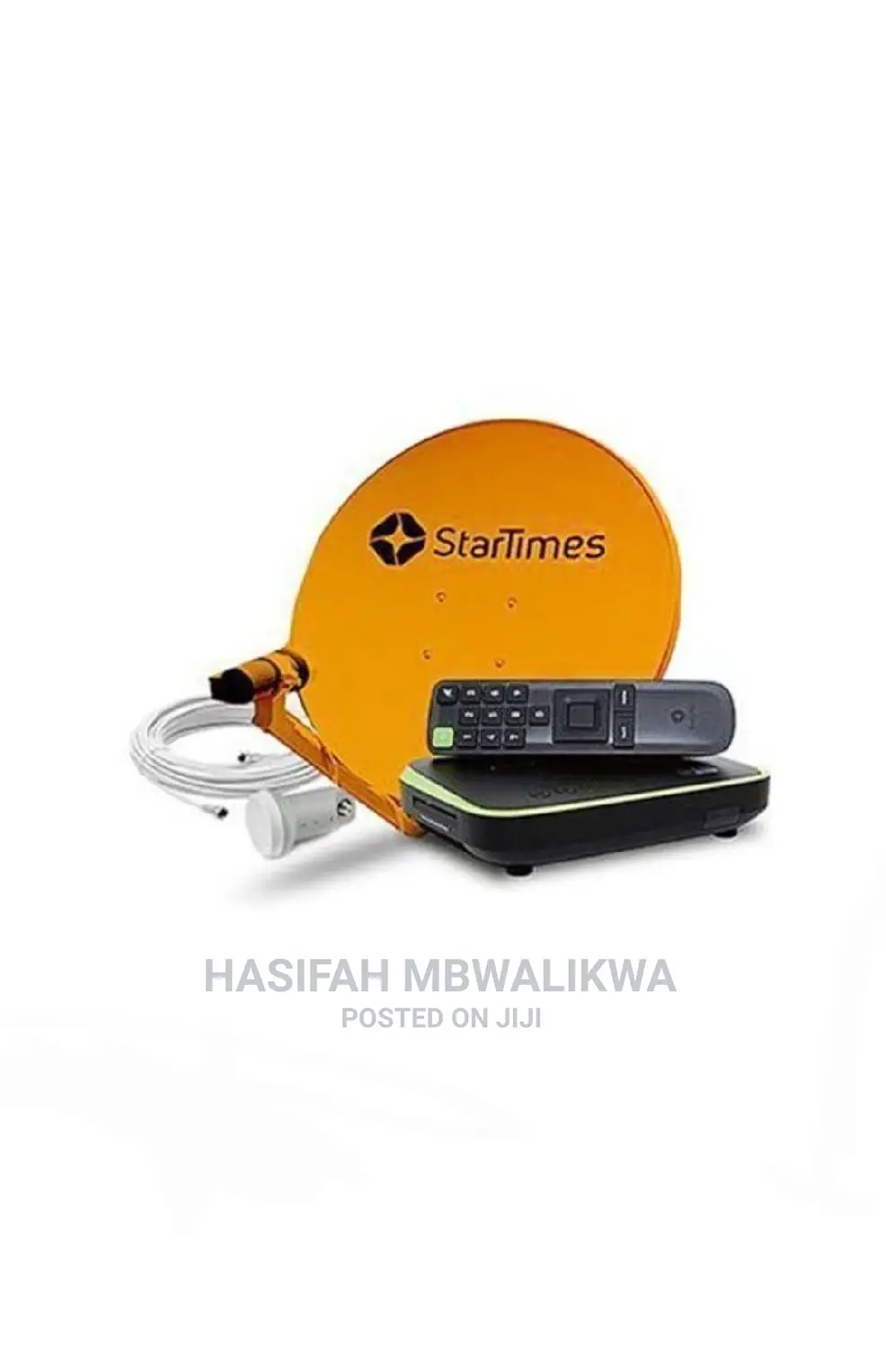 Startimes Full Package. Decoder+ Dish + 1month Subscription