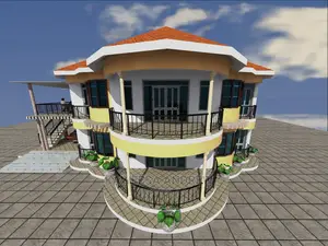 Architectural Drawing And Artistic Impression.