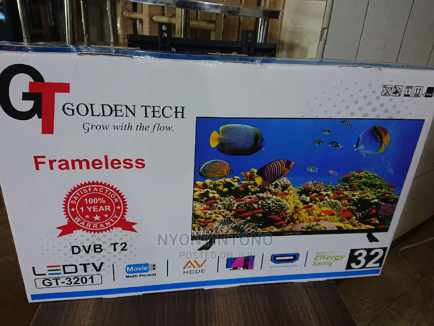 Golden Tech 32" Frameless Digital Tv