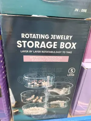 Rotating Jewelry Storage Box