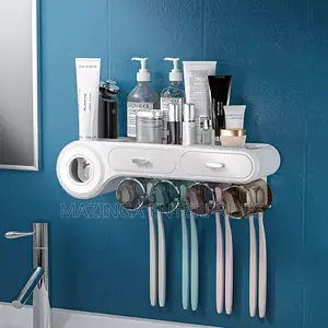 Multifunctional Toothbrush Holder Rack