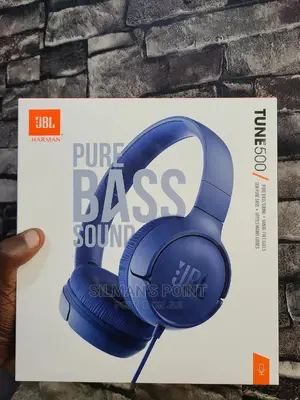 JBL Tune 500 Wired Headphones Blue