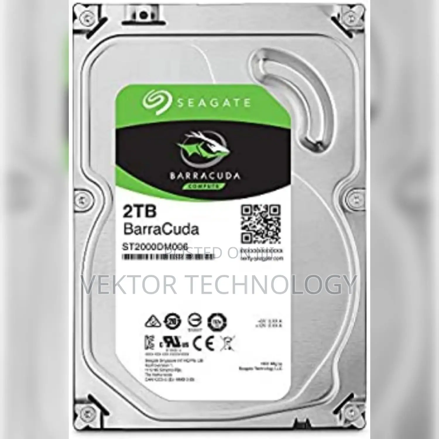 2tb Internal Desktop Hard Drive HDD -3.5 Sata 6gb/6