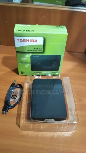 Toshiba 1TB USB 3.0 2.5 Inch External HDD - Black