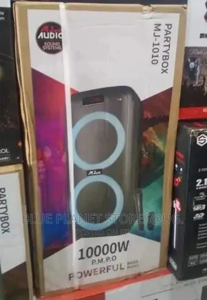 Mjack "10" Partybox + 2 Wireless Microphones... [MJ-1010]