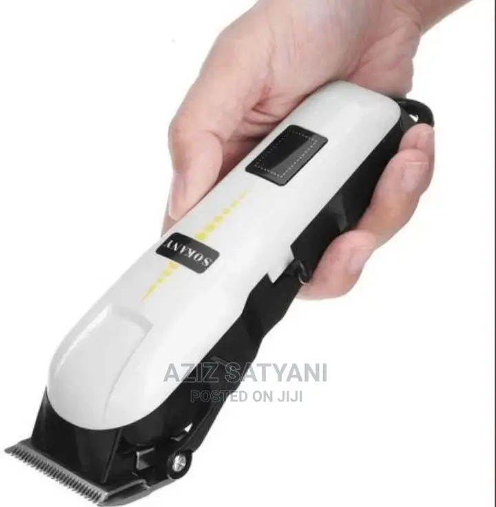 Sokany Geemy Regheable Hair Clipper Shaving Machine – White
