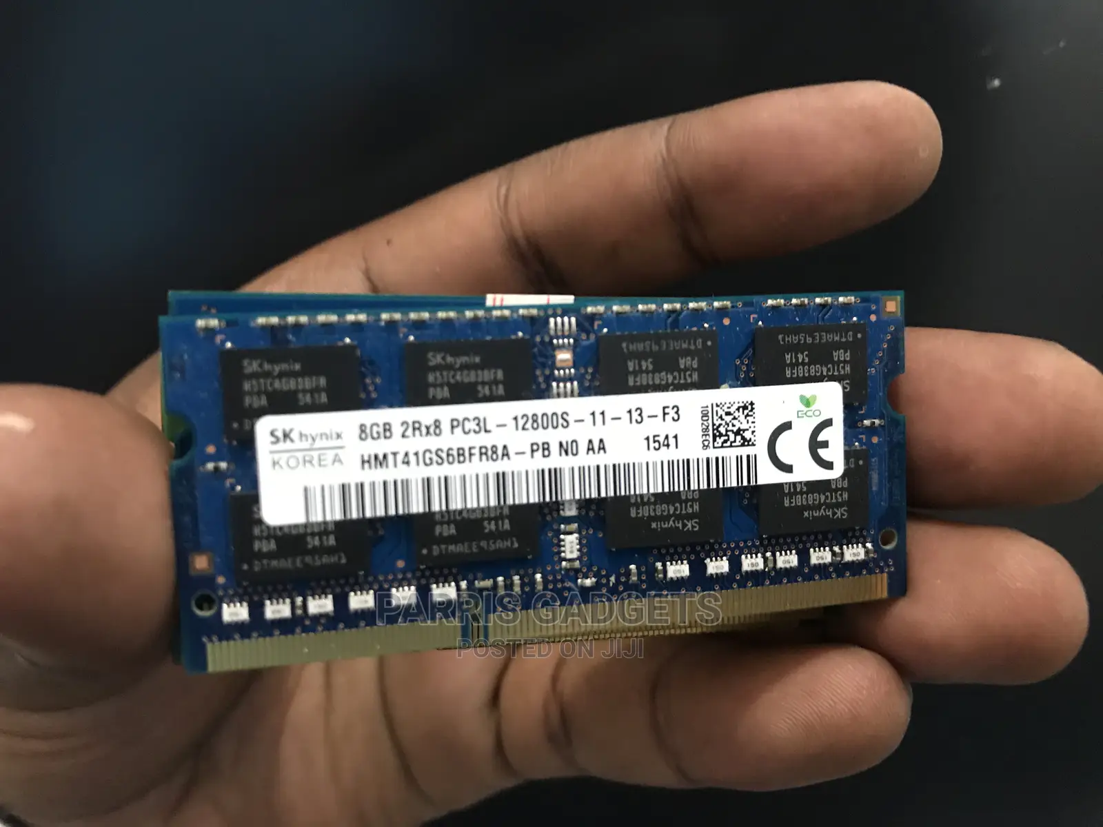 8gb Ram DDR3L 12800s