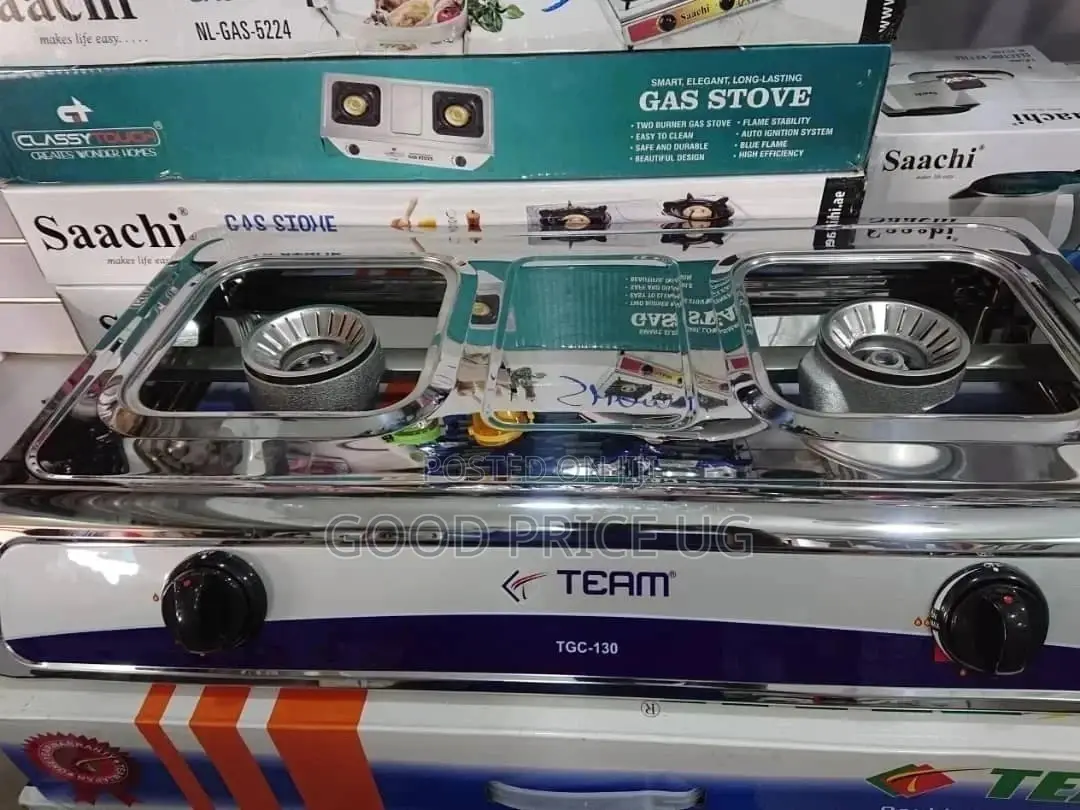 Team Japan Double Stainless Gas Cooker
